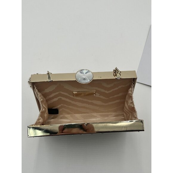 INC International Concepts Women's Clutch Metal Rose Gold - Silver Handbags - Picture 9 of 12